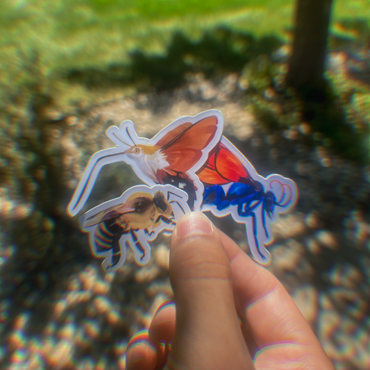 Jumbo Pollinator Stickers
